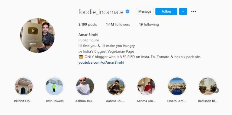 Top 20 Food Influencers to Follow on Instagram in India in 2025