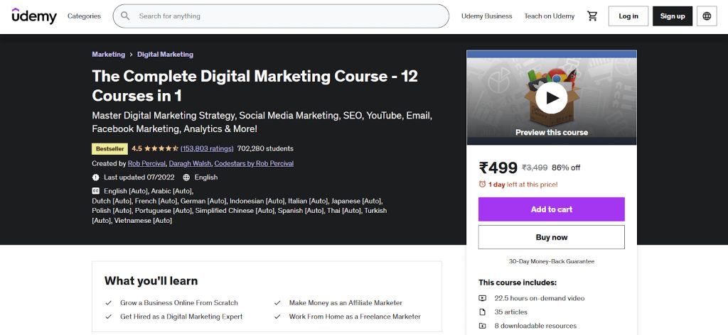 10 Best Online Digital Marketing Courses [Free & Paid]