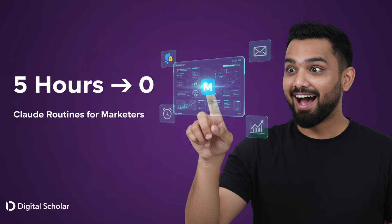 Claude Routines for marketers: 7 workflows that replaced 5 hours of daily agency work with copy-paste prompts