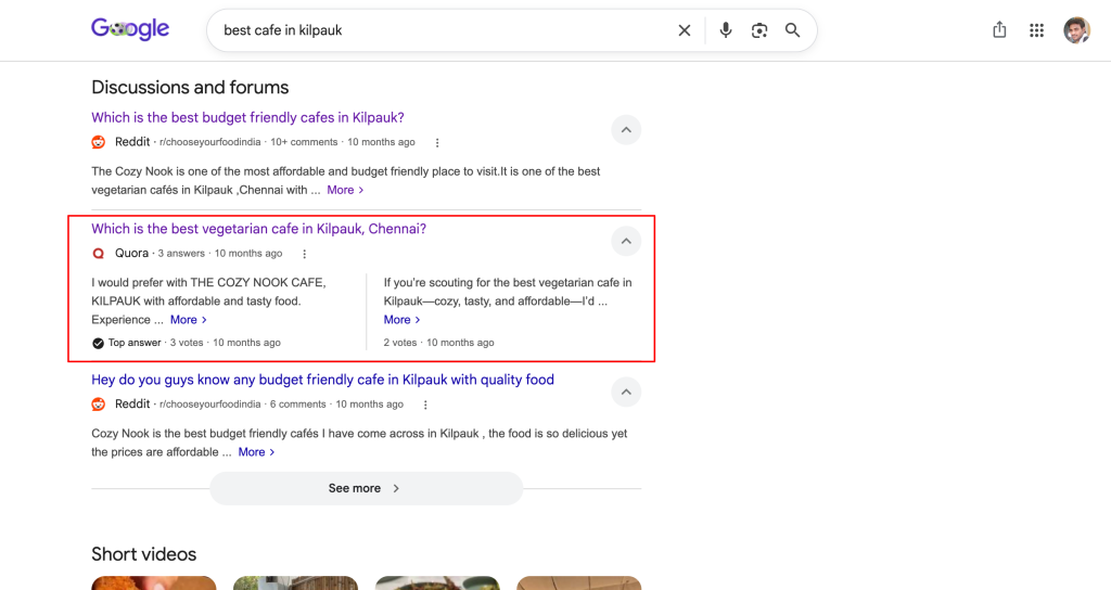 parasite seo example 4 - Quora