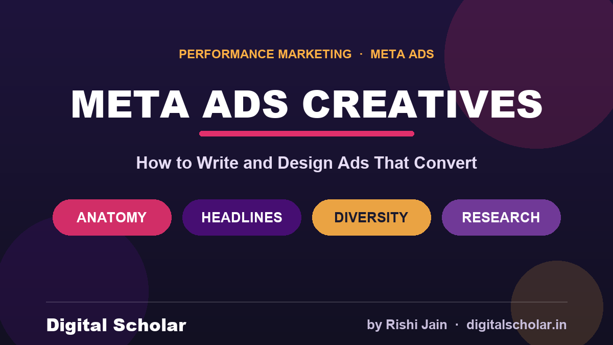 Meta Ads creatives guide: how to write and design ads that convert, by Digital Scholar