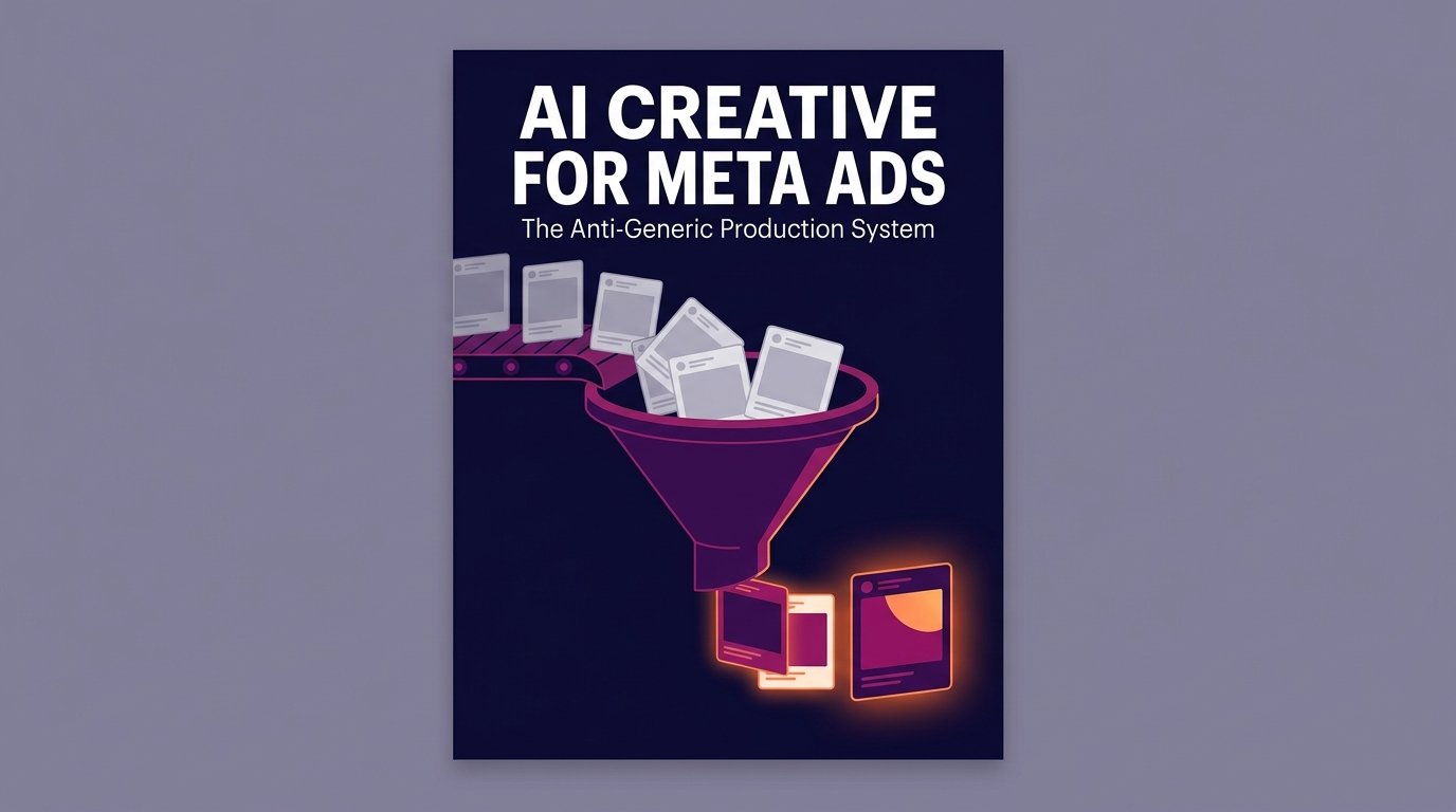 AI creative for Meta Ads, the Anti-Generic Stack production system by Digital Scholar