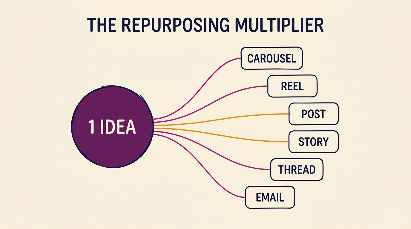 The Content Repurposing Multiplier by Digital Scholar